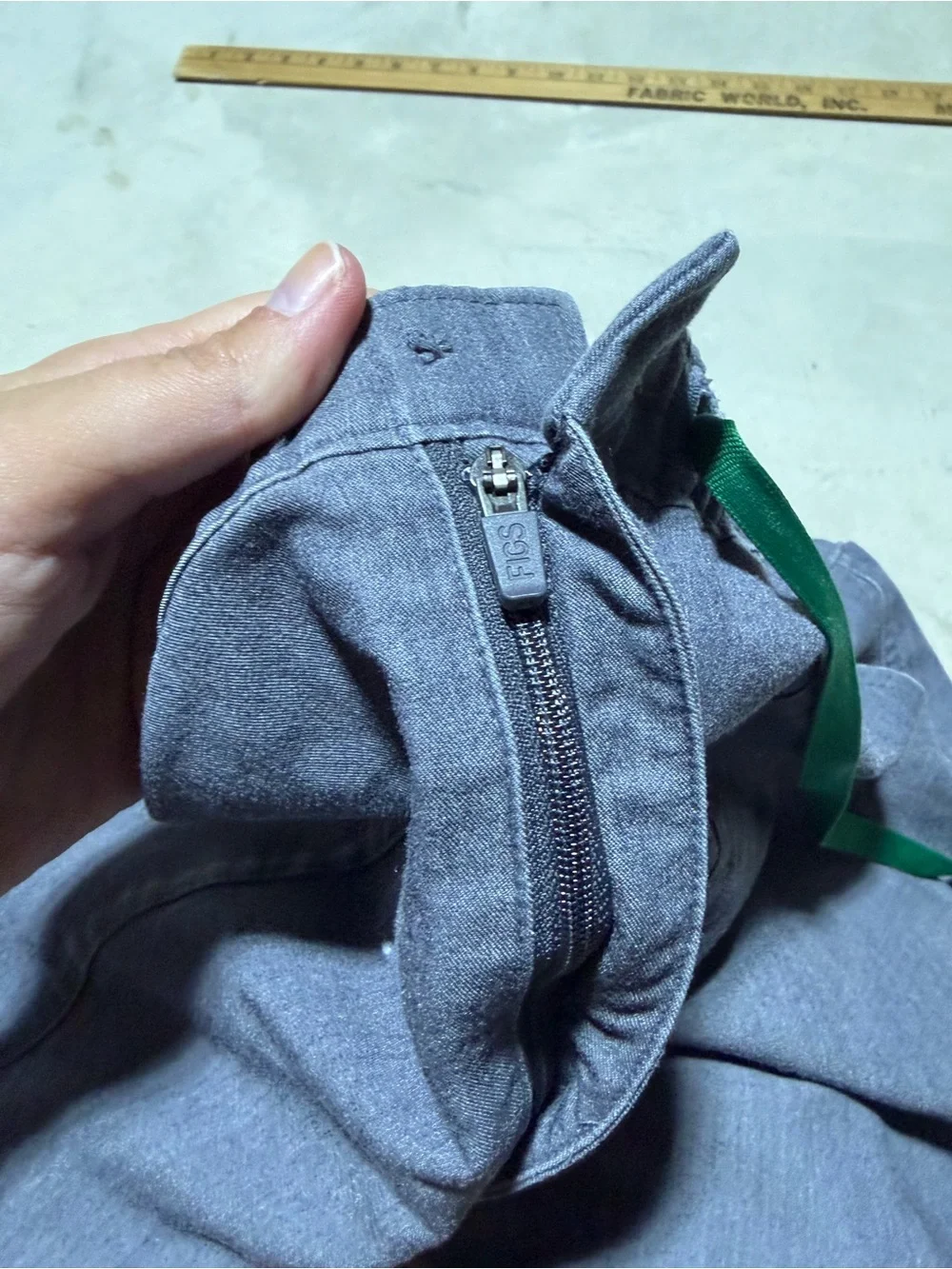 Figs Grey Utility Drawstring scrub Pants cairo XL